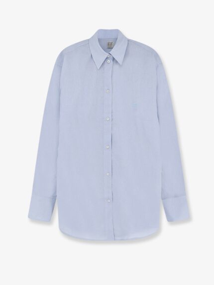 TOTEME Cotton And Linen Oversized Summer Shirt