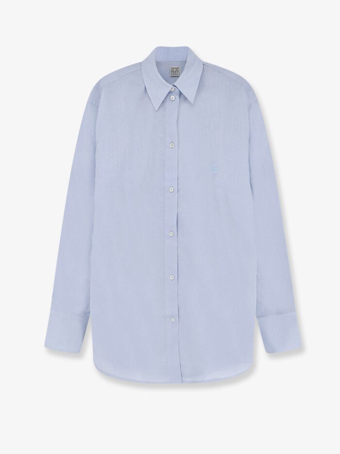 TOTEME Cotton And Linen Oversized Summer Shirt