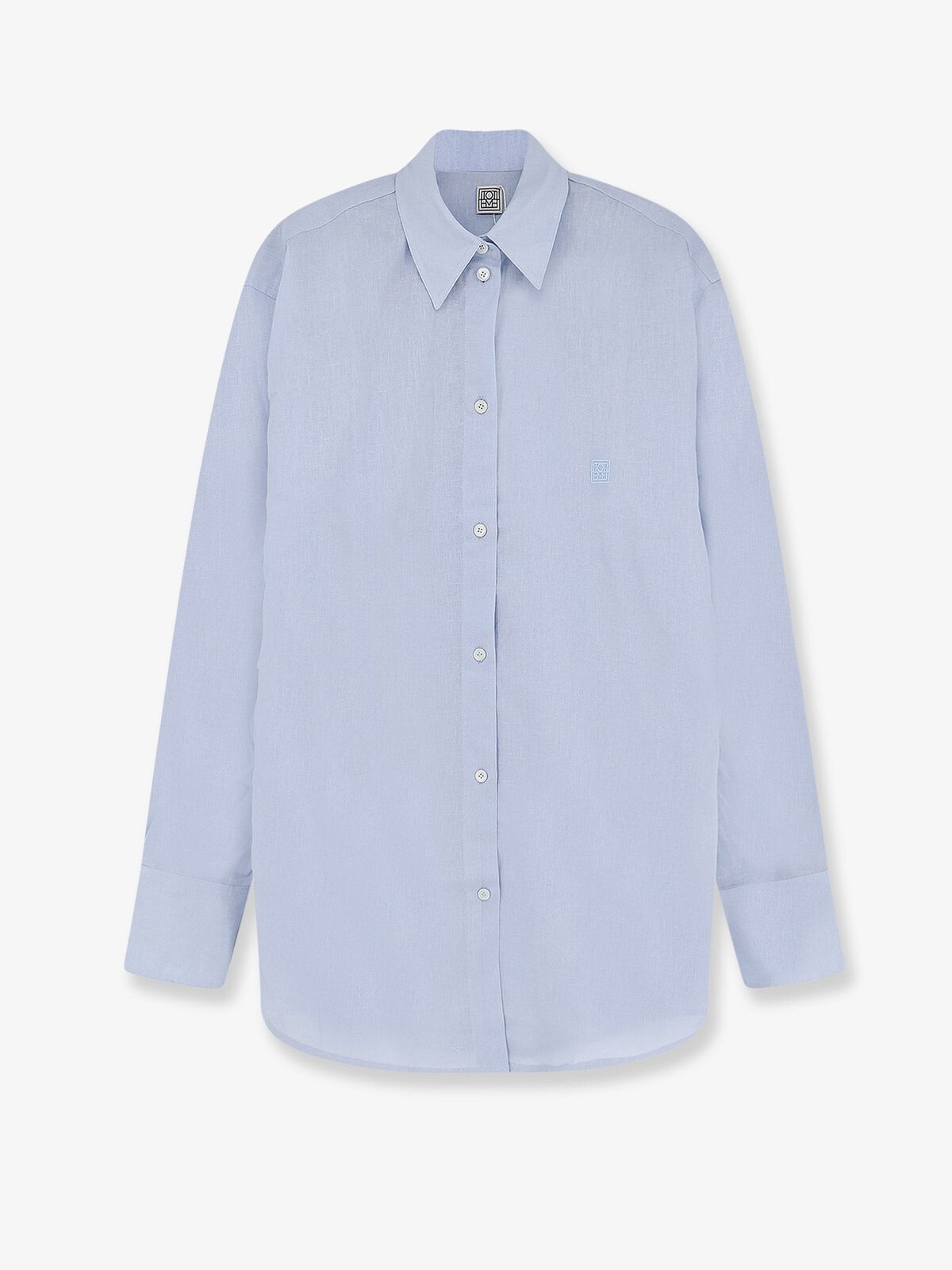 TOTEME Cotton And Linen Oversized Summer Shirt