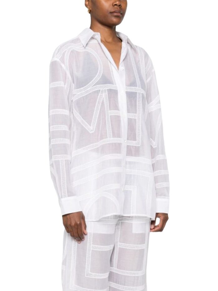 TOTEME COTTON AND SILK SHIRT