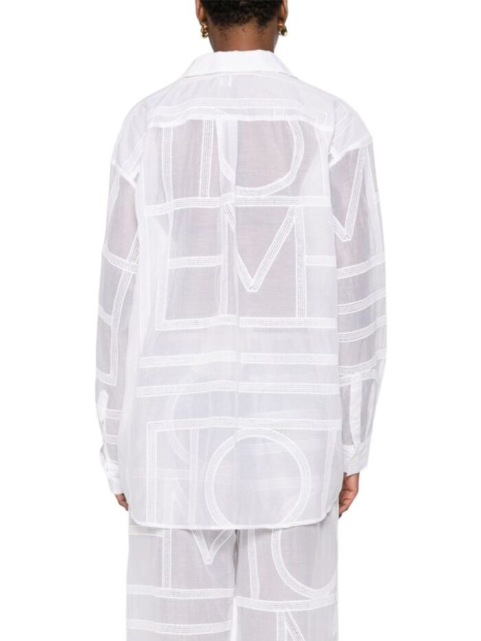 TOTEME COTTON AND SILK SHIRT