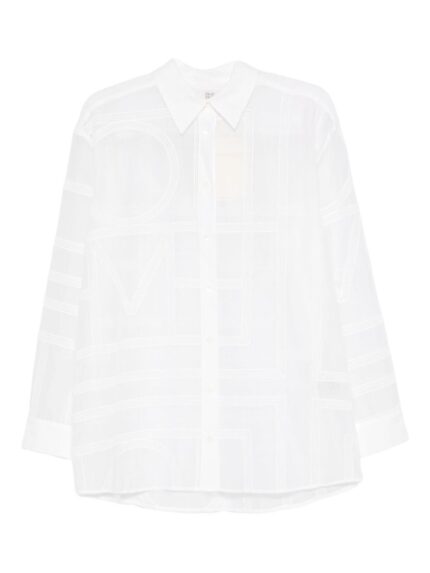 TOTEME COTTON AND SILK SHIRT