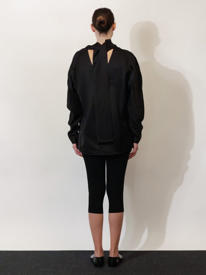 TOTEME Cowl Neck Viscose And Linen Shirt