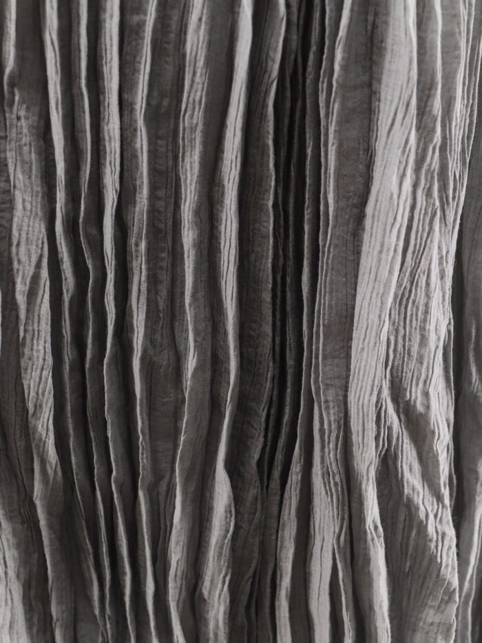 TOTEME Crinkled Plissé Cotton Skirt