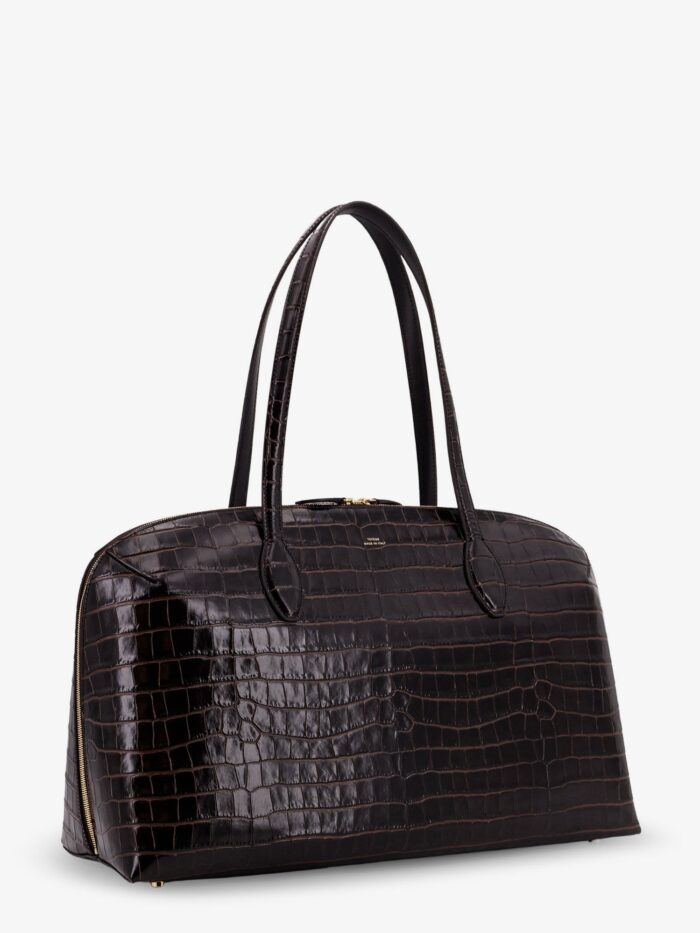 TOTEME Croco Embossed Day Leather Handbag