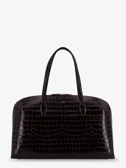 TOTEME Croco Embossed Day Leather Handbag