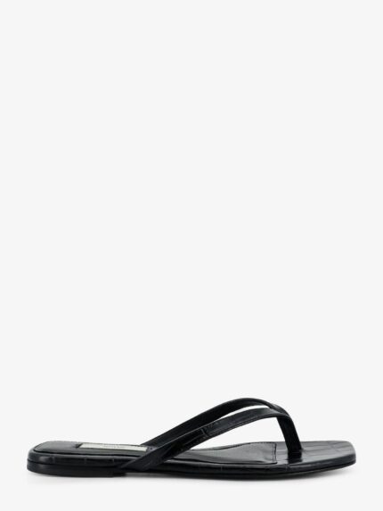 TOTEME Croco-embossed Leather Sandals
