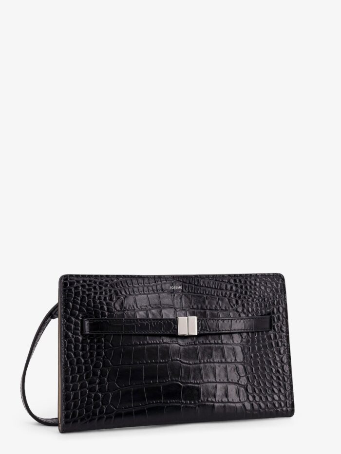 TOTEME Croco Print Leather Crossbody Bag