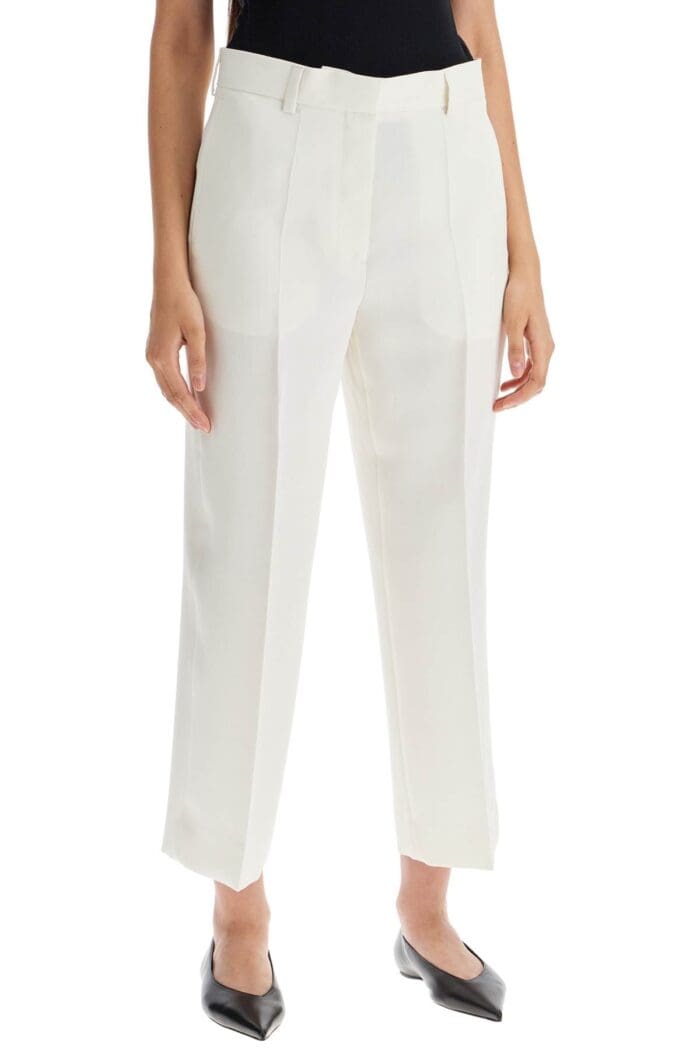 TOTEME Cropped Wool Blend Trousers