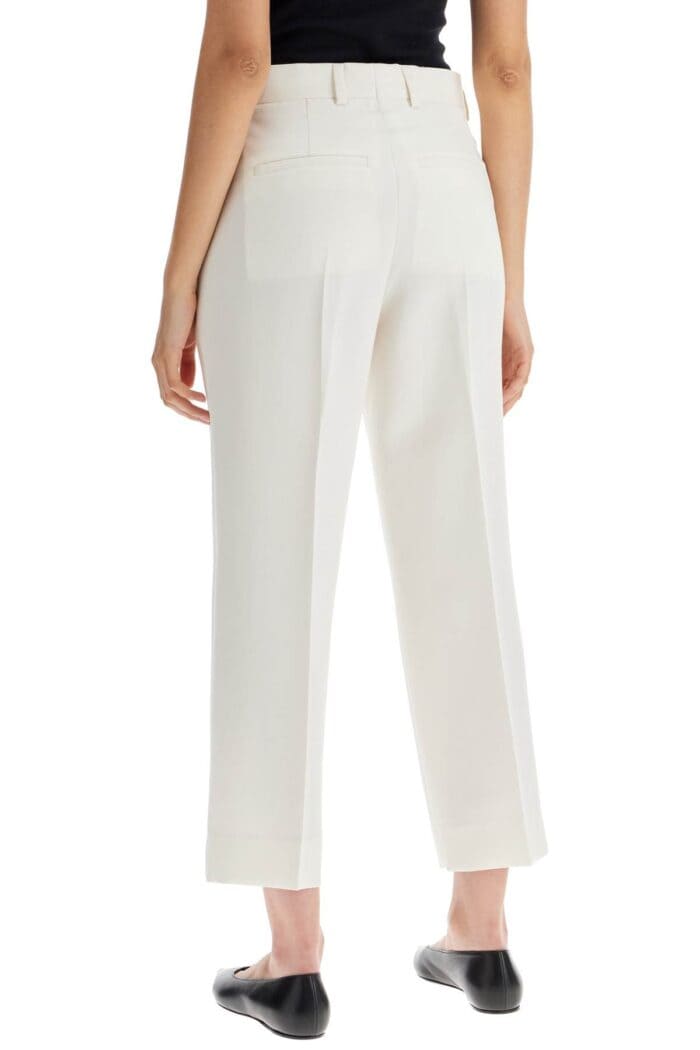 TOTEME Cropped Wool Blend Trousers