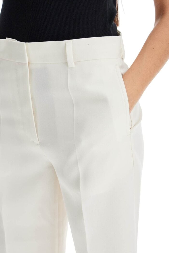 TOTEME Cropped Wool Blend Trousers