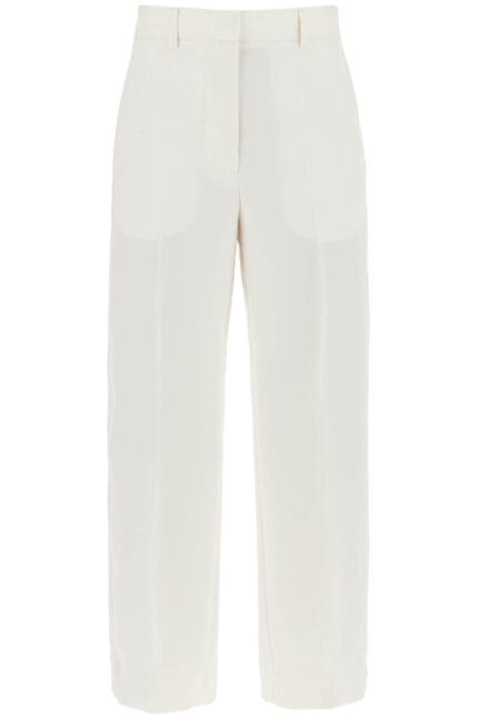 TOTEME Cropped Wool Blend Trousers