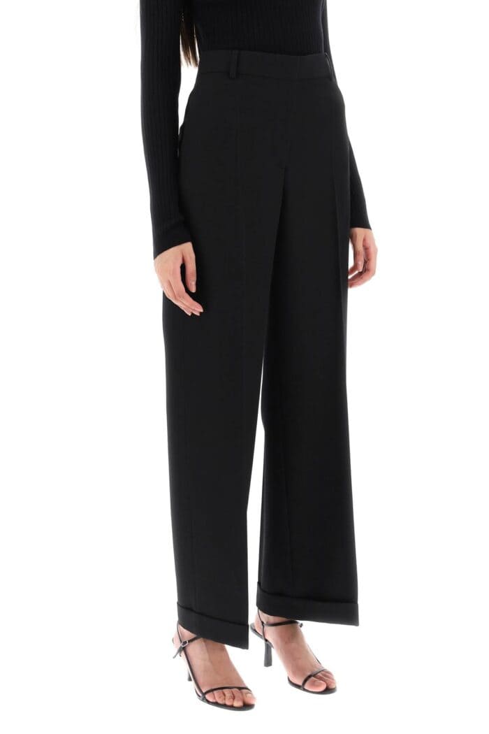 TOTEME Cuffed Straight Trousers