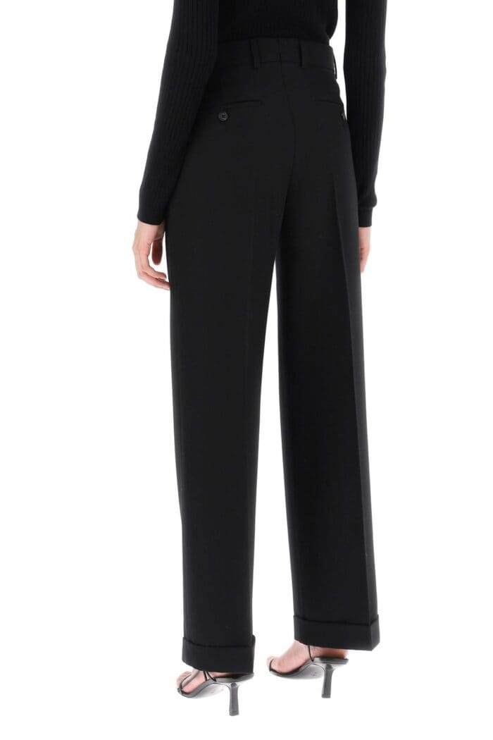 TOTEME Cuffed Straight Trousers