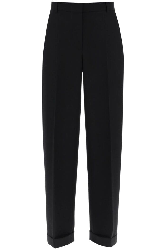 TOTEME Cuffed Straight Trousers