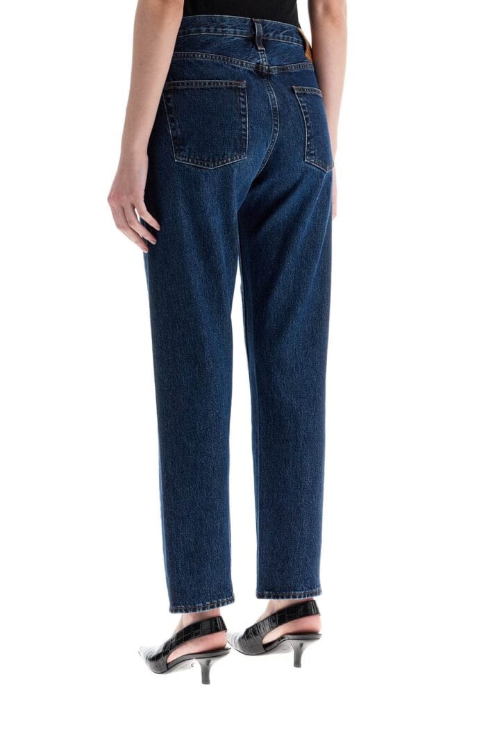 TOTEME Dark Blue Organic Cotton Jeans With Twisted Seams