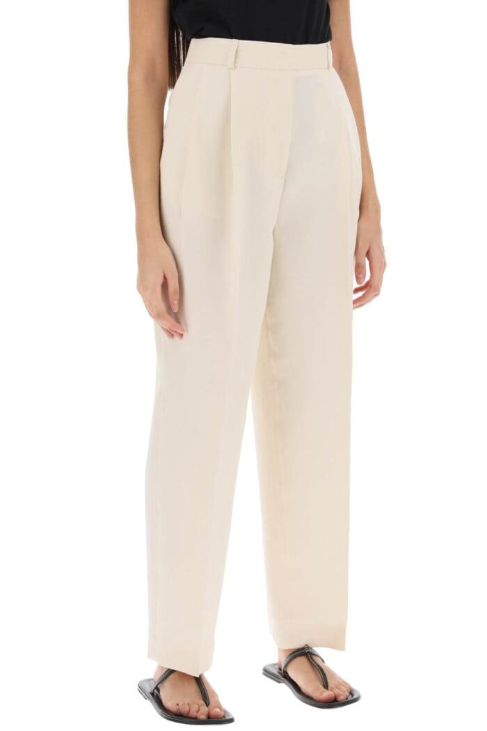 TOTEME Double-pleated Viscose Trousers