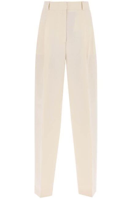 TOTEME Double-pleated Viscose Trousers