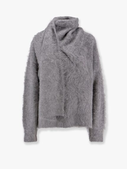TOTEME Draped-scarf Alpaca Blend Sweater