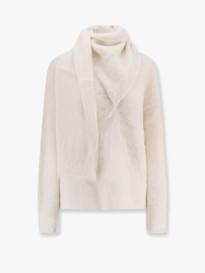 TOTEME Draped-scarf Alpaca Blend Sweater