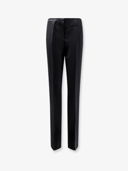 TOTEME Easy Raw Edge Viscose And Linen Trousers