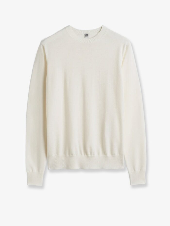 TOTEME Fine Crew Knit Wool And Silk Blend Sweater