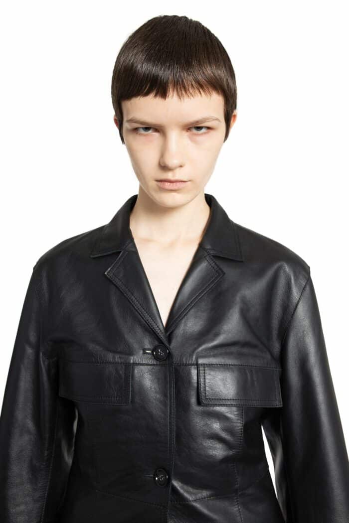 TOTEME Hourglass Leather Jacket