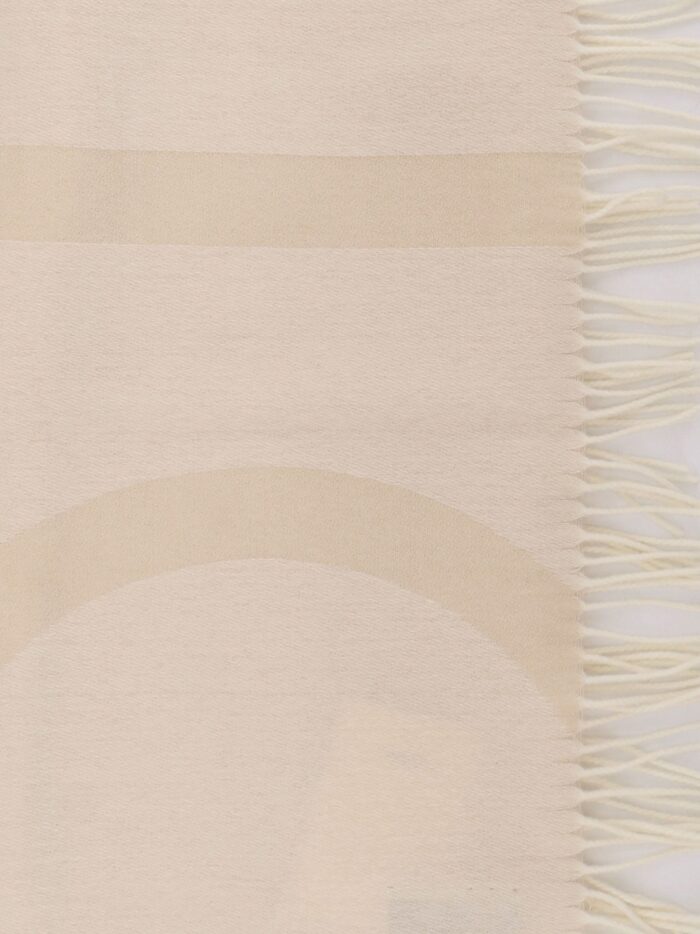 TOTEME Jacquard Virgin Wool Scarf With Logo Monogram