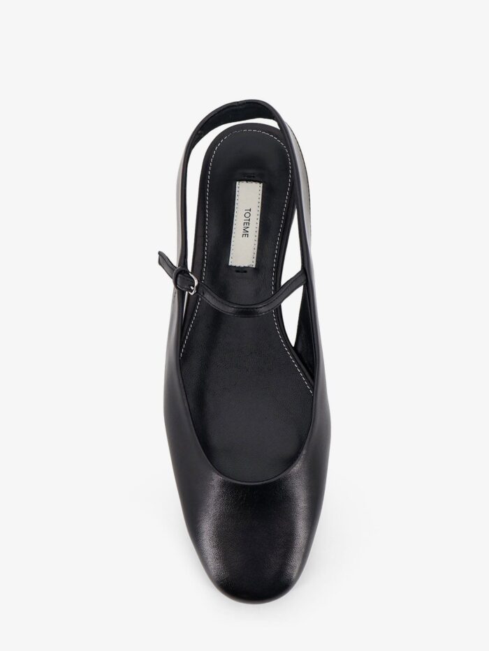 TOTEME Leather Ballerinas