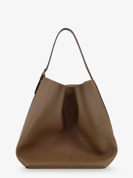 TOTEME Leather Belted Tote Shoulder Bag
