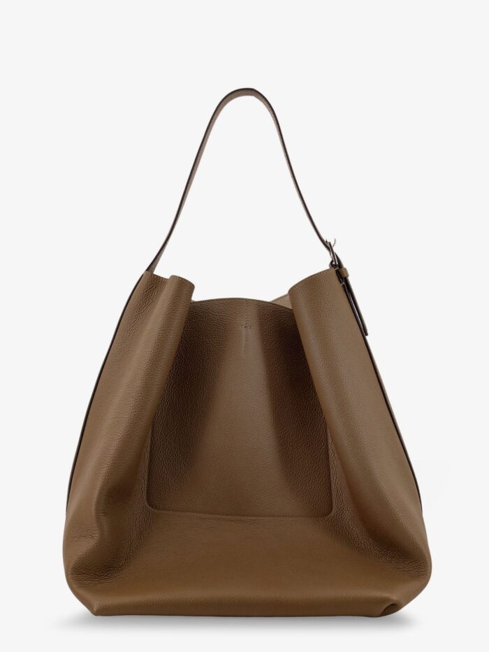 TOTEME Leather Belted Tote Shoulder Bag