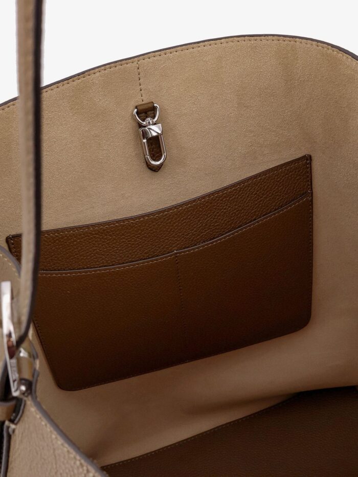 TOTEME Leather Belted Tote Shoulder Bag