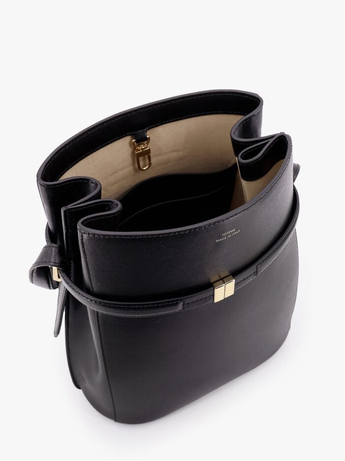 TOTEME Leather Bucket Bag With Strap