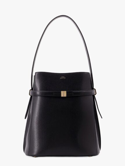 TOTEME Leather Bucket Bag With Strap