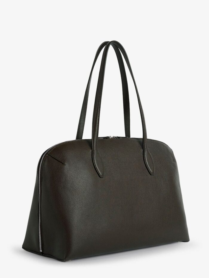 toteme leather handbag with engraved logo on the front TOTEME Leather Handbag With Engraved Logo On The Front