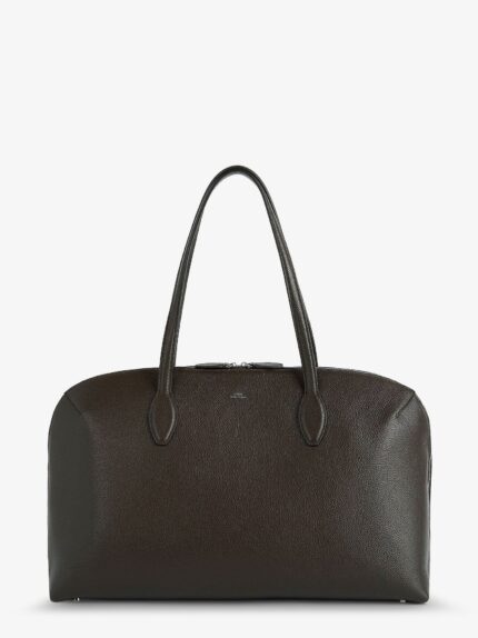 TOTEME Leather Handbag With Engraved Logo On The Front