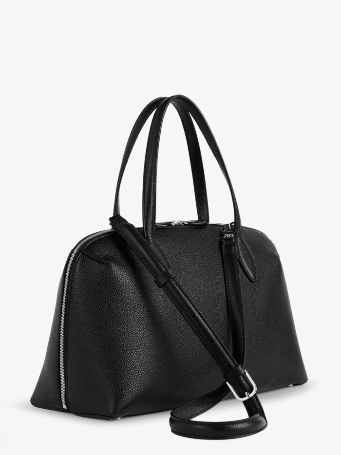 toteme leather handbag with engraved logo on the front TOTEME Leather Handbag With Engraved Logo On The Front