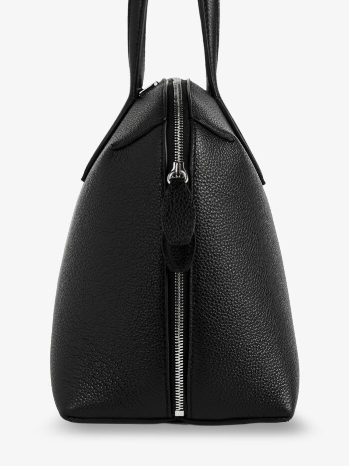toteme leather handbag with engraved logo on the front TOTEME Leather Handbag With Engraved Logo On The Front