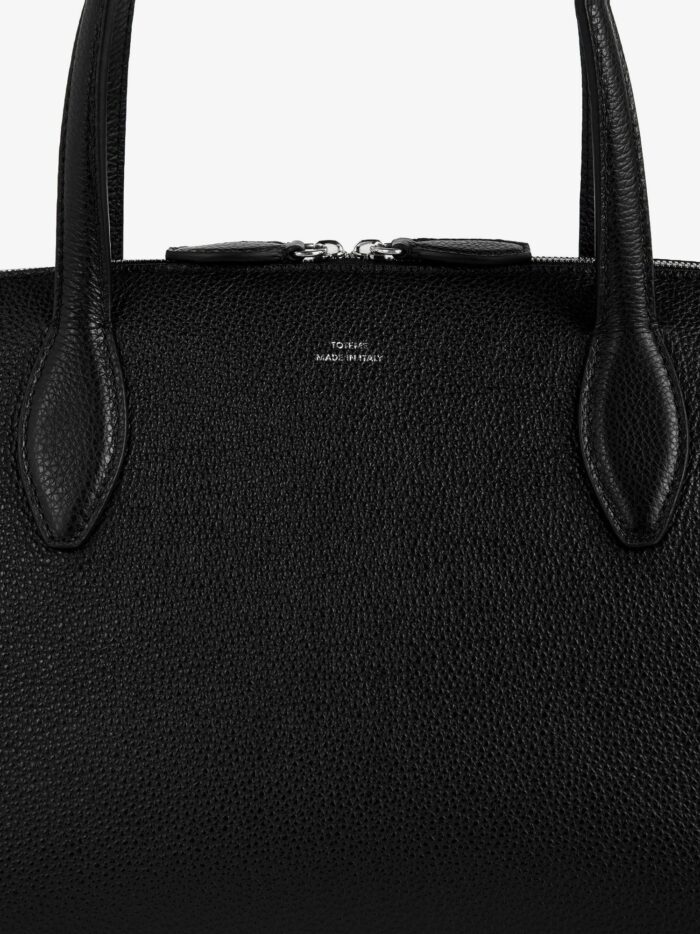 toteme leather handbag with engraved logo on the front TOTEME Leather Handbag With Engraved Logo On The Front
