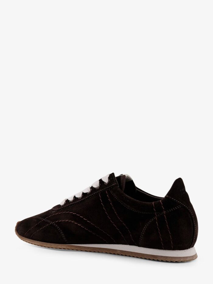 TOTEME Leather Sneakers With Stitching Detail