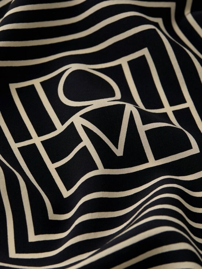 TOTEME Logoed Silk Foulard