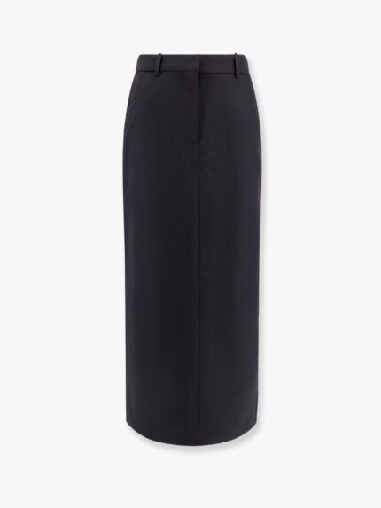 TOTEME Low Waist Wool Blend Skirt