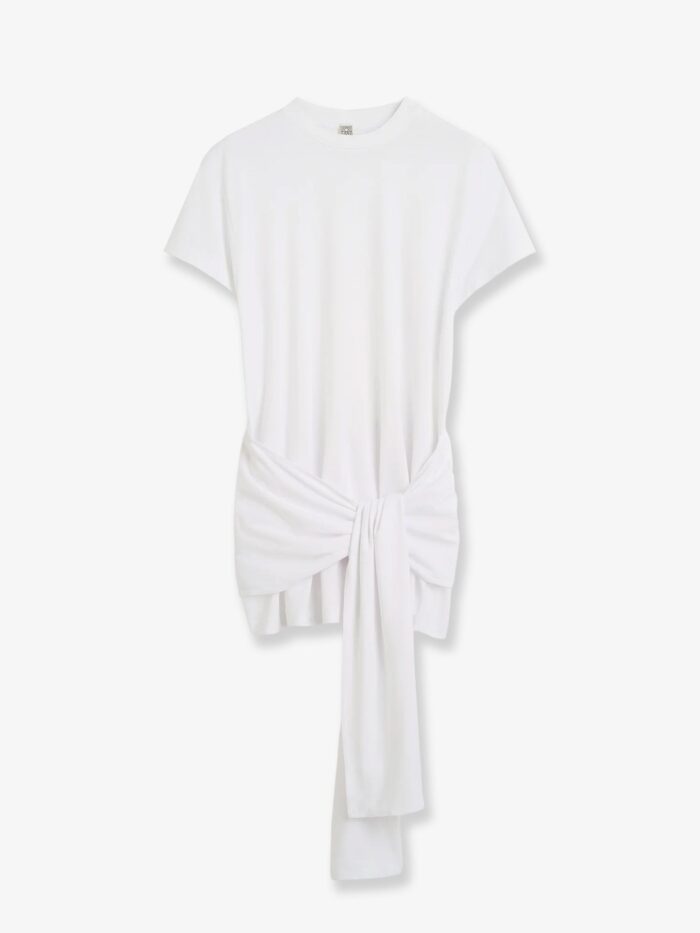 toteme lyocell and cotton blend t shirt TOTEME Lyocell And Cotton Blend T-shirt