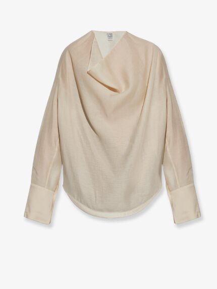 TOTEME Lyocell And Linen Blend Shirt