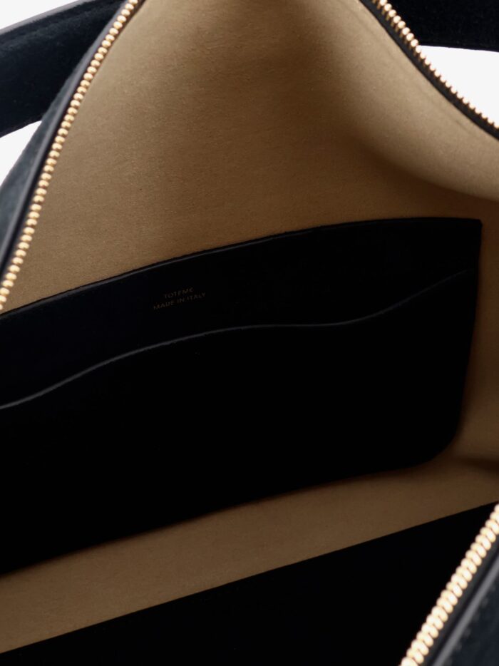 TOTEME Medium Bevel Suede Shoulder Bag