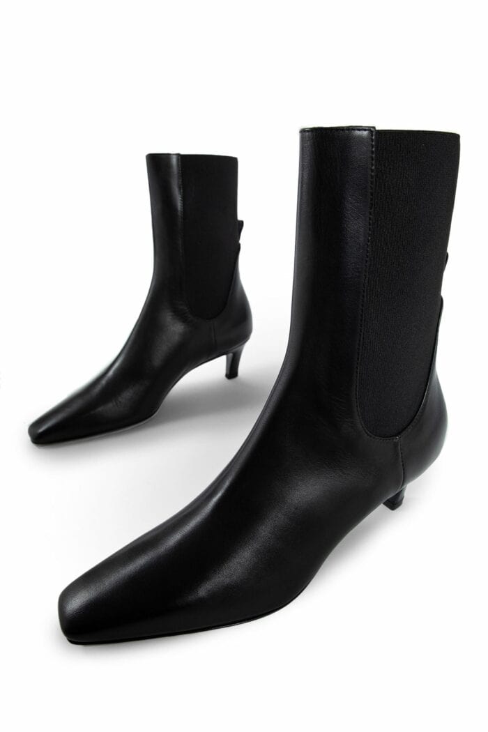 TOTEME Mid Heel Leather Boots