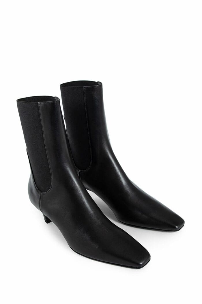 TOTEME Mid Heel Leather Boots