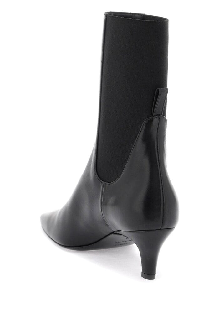 Toteme Mid Heel Leather Boots