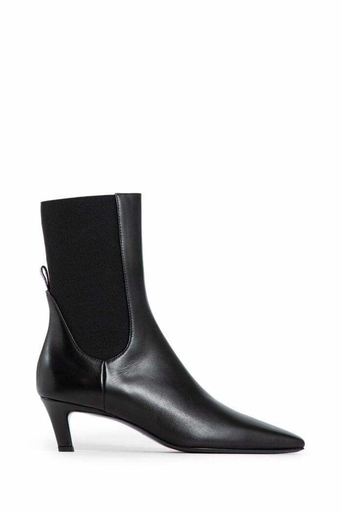 TOTEME Mid Heel Leather Boots