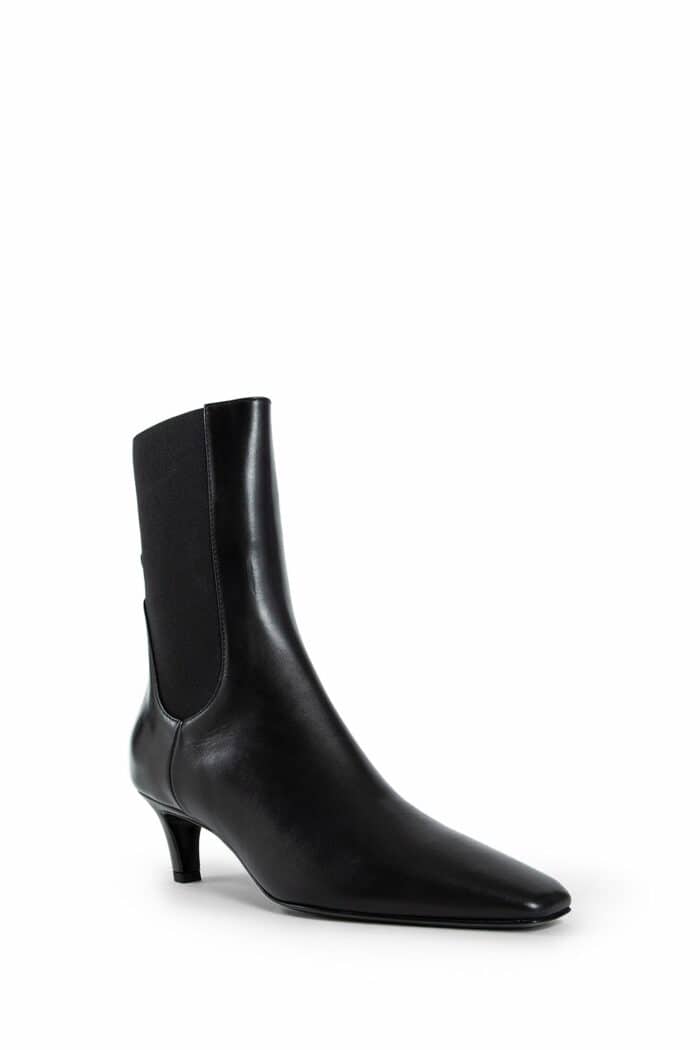 TOTEME Mid Heel Leather Boots